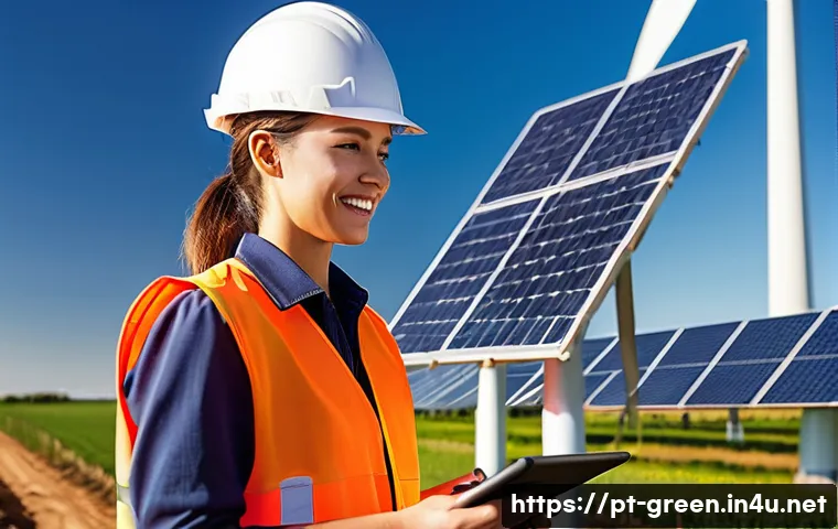 녹색산업 직무 분석 및 개발 - **Renewable Energy Field Engineers**
    A diverse team of male and female engineers, all adults, we...